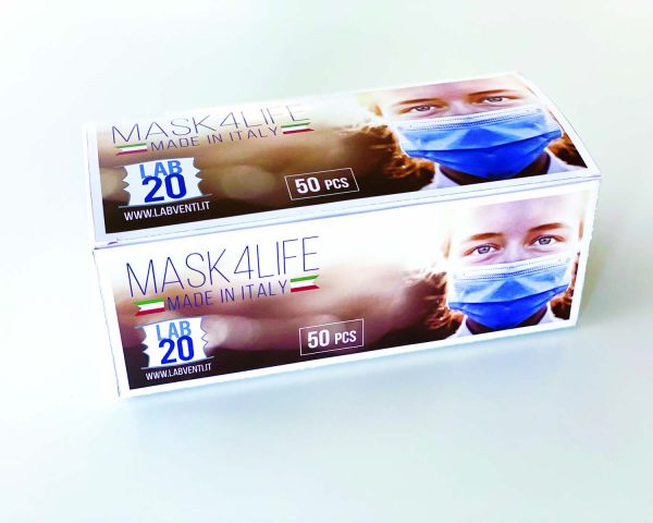 packaging mascherine lab20